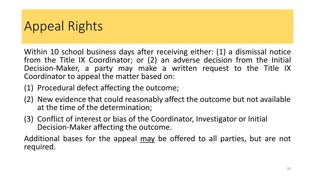 appeal rights