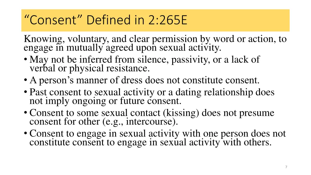 consent defined in 2 265e