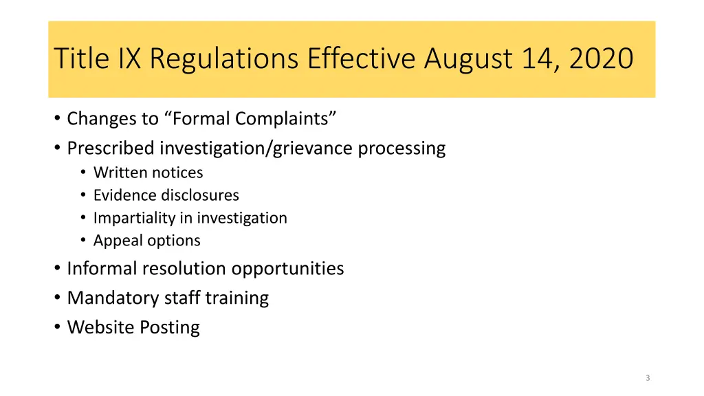 title ix regulations effective august 14 2020