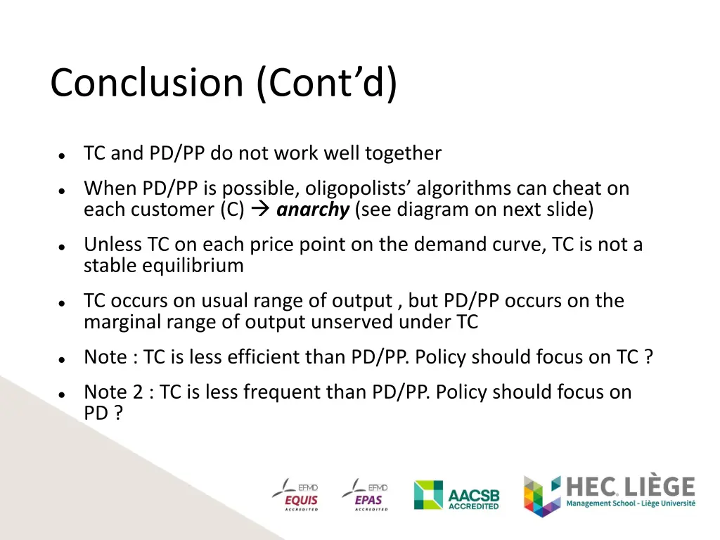 conclusion cont d