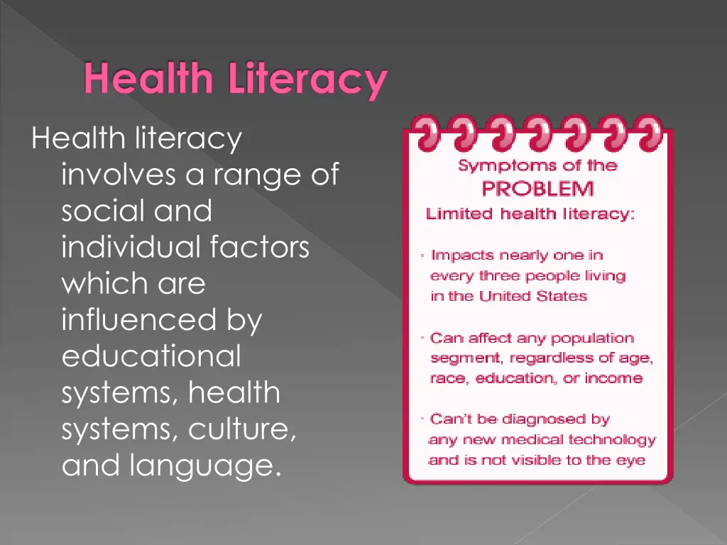 health literacy