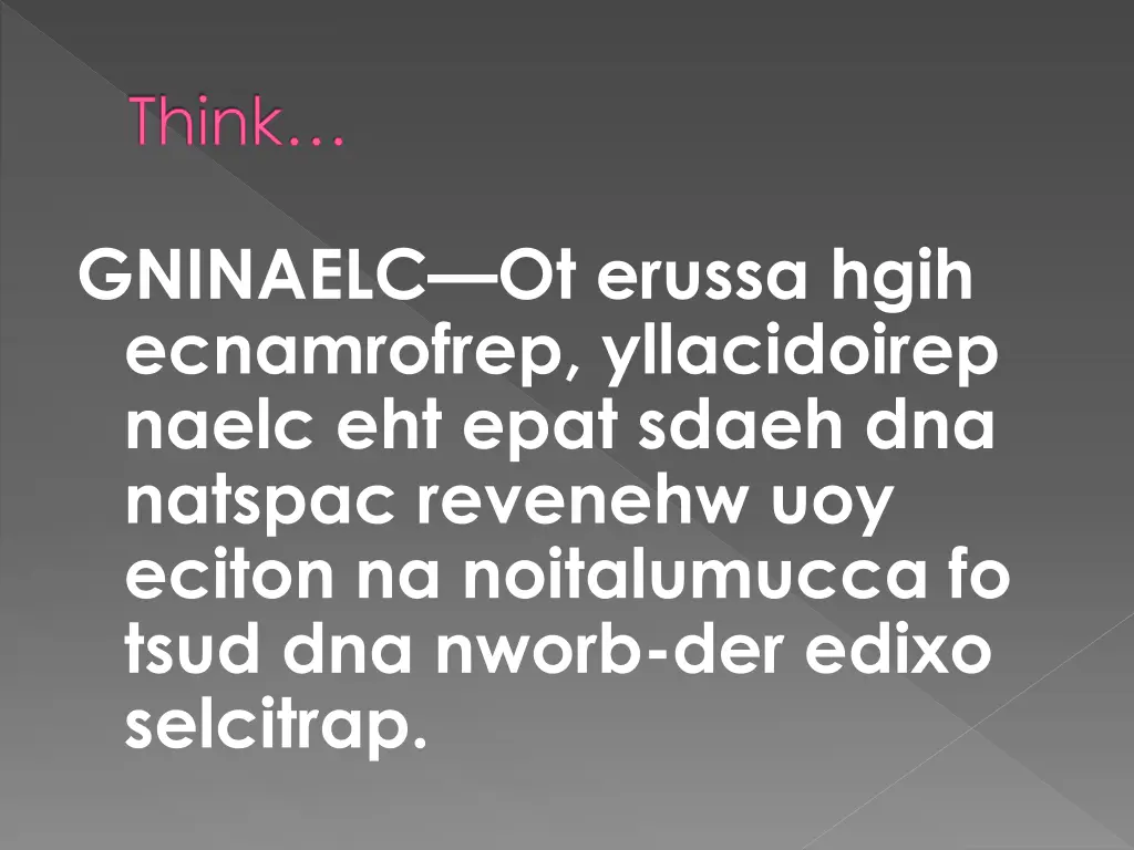 think 1