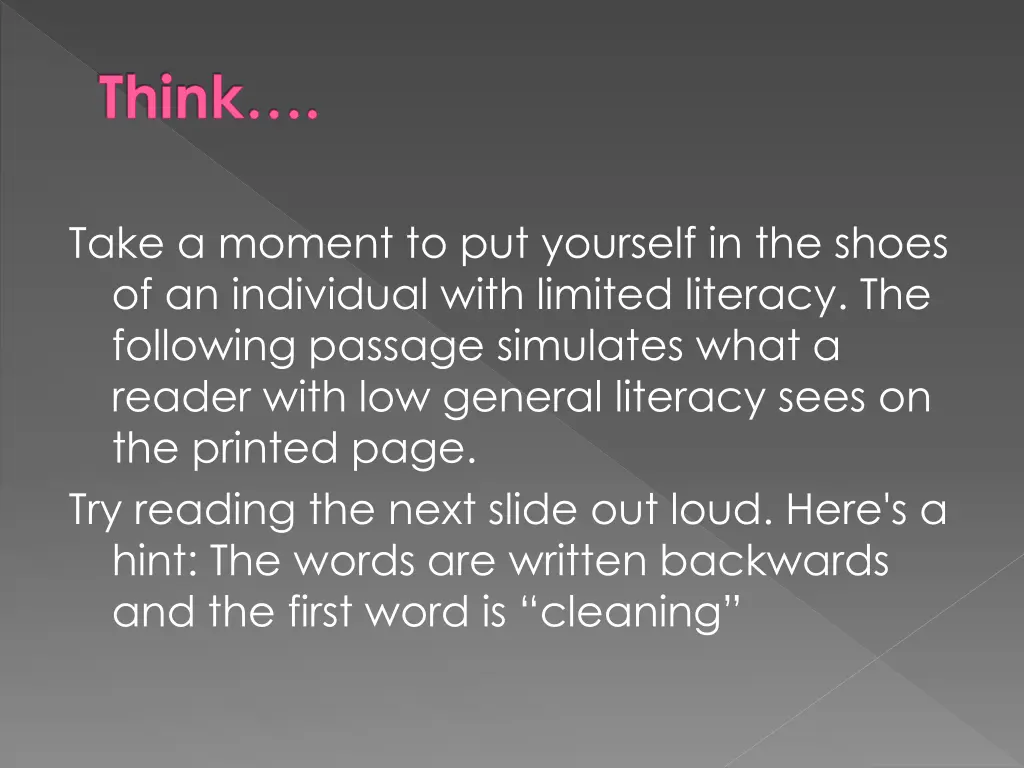 think
