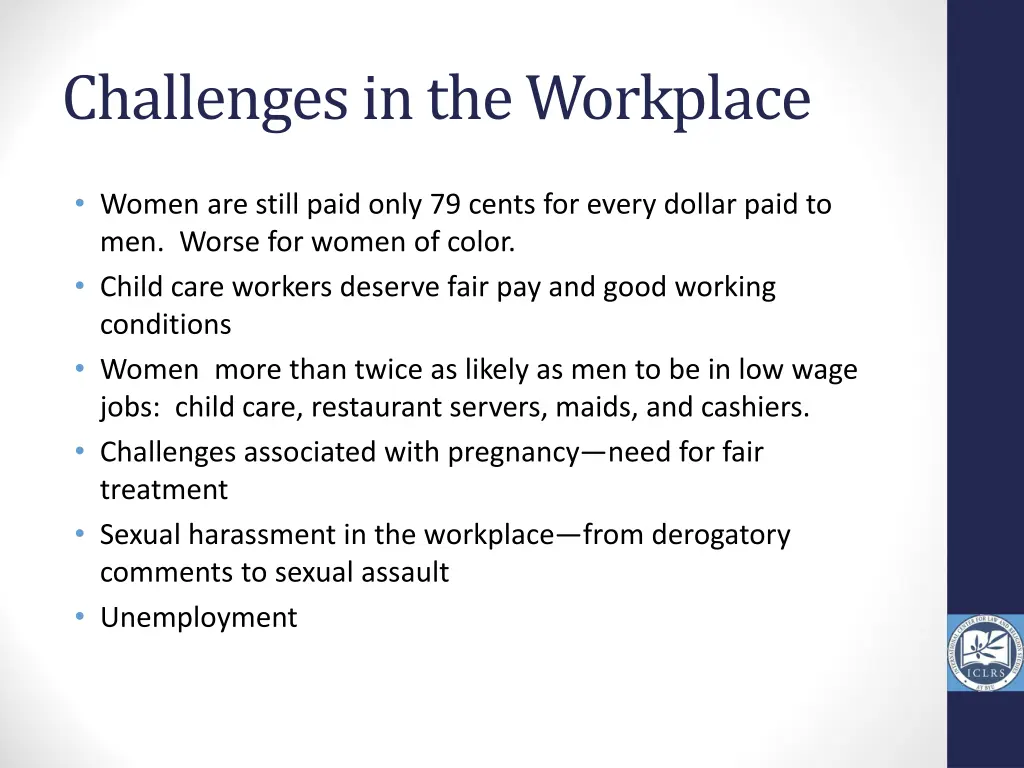 challenges in the workplace