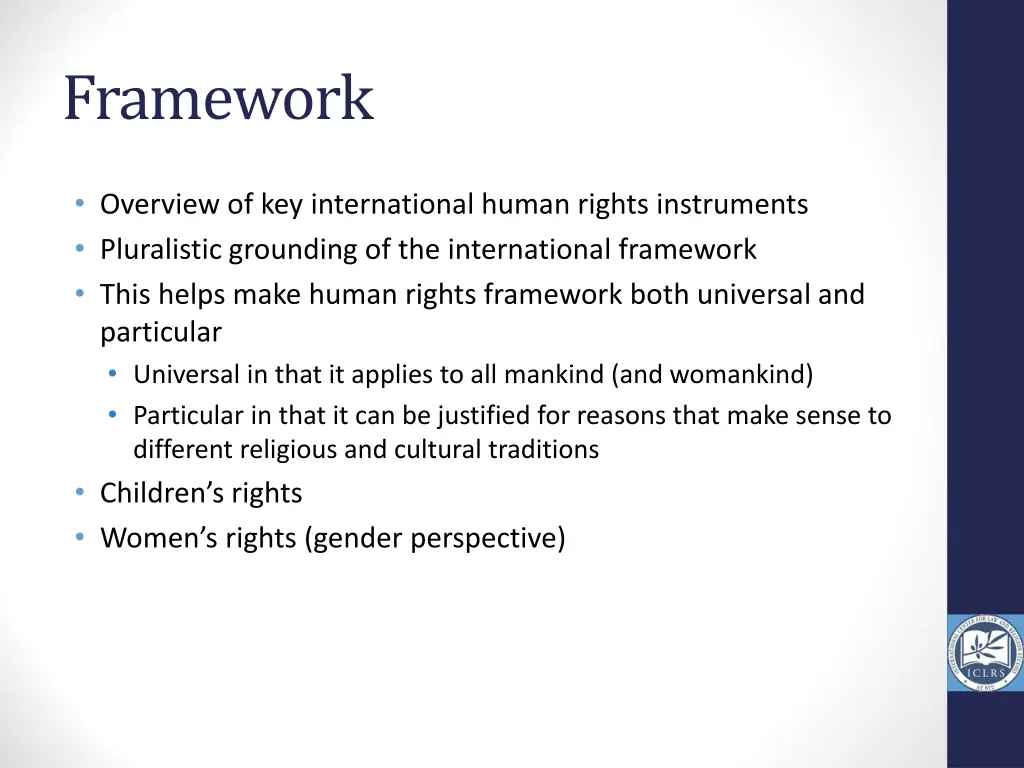 framework