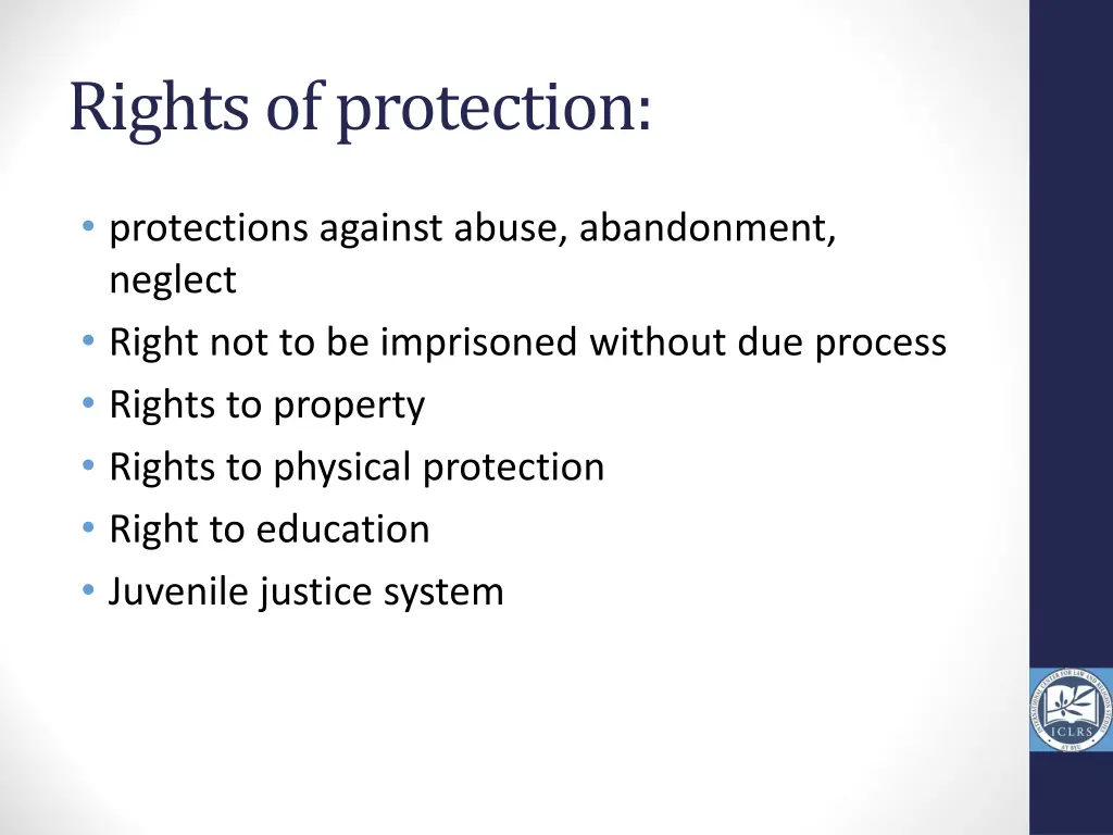 rights of protection