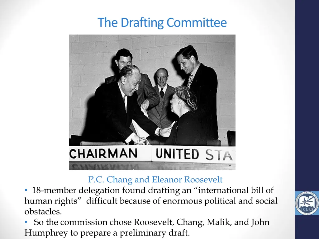 the drafting committee