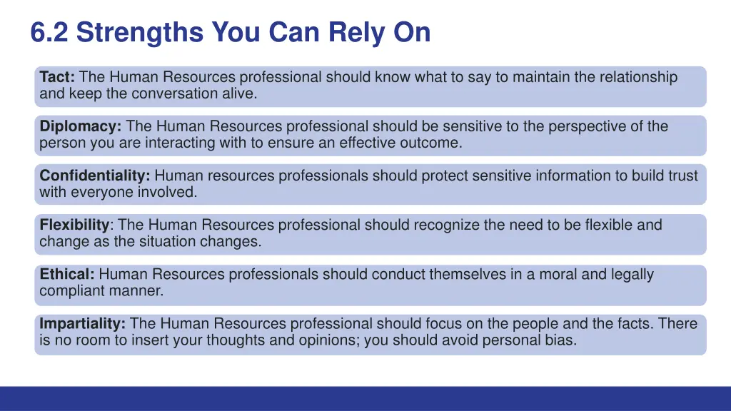 6 2 strengths you can rely on