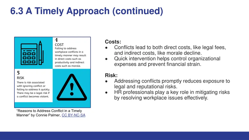 6 3 a timely approach continued