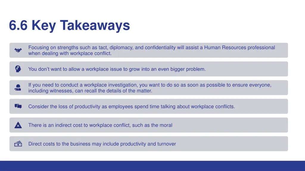 6 6 key takeaways