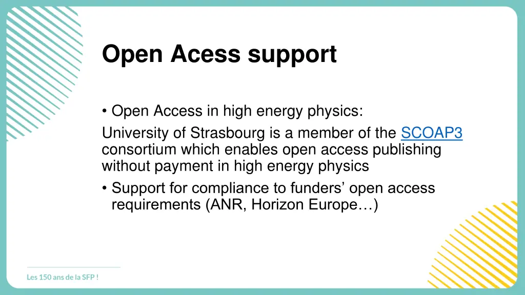 open acess support 1