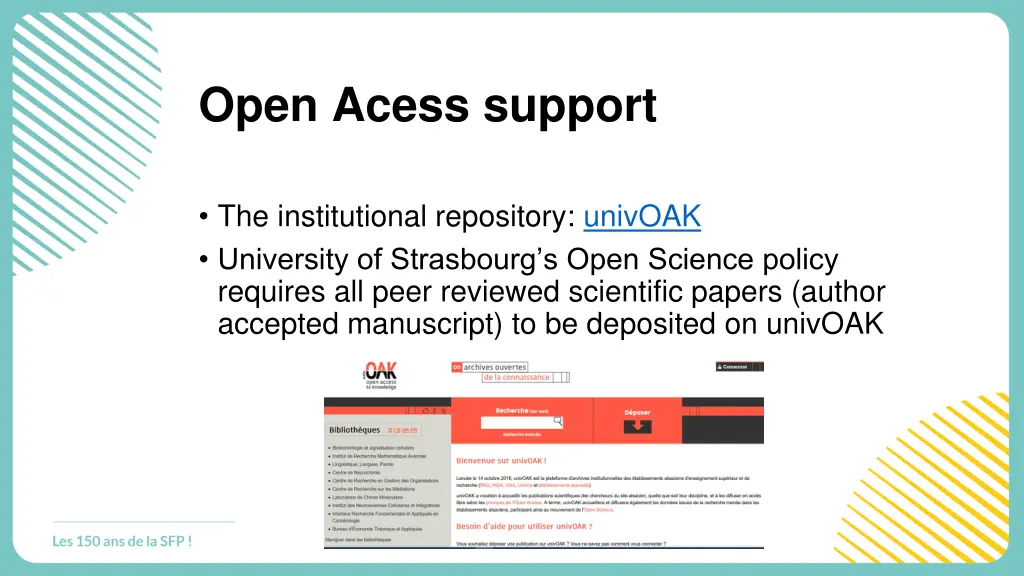 open acess support 2