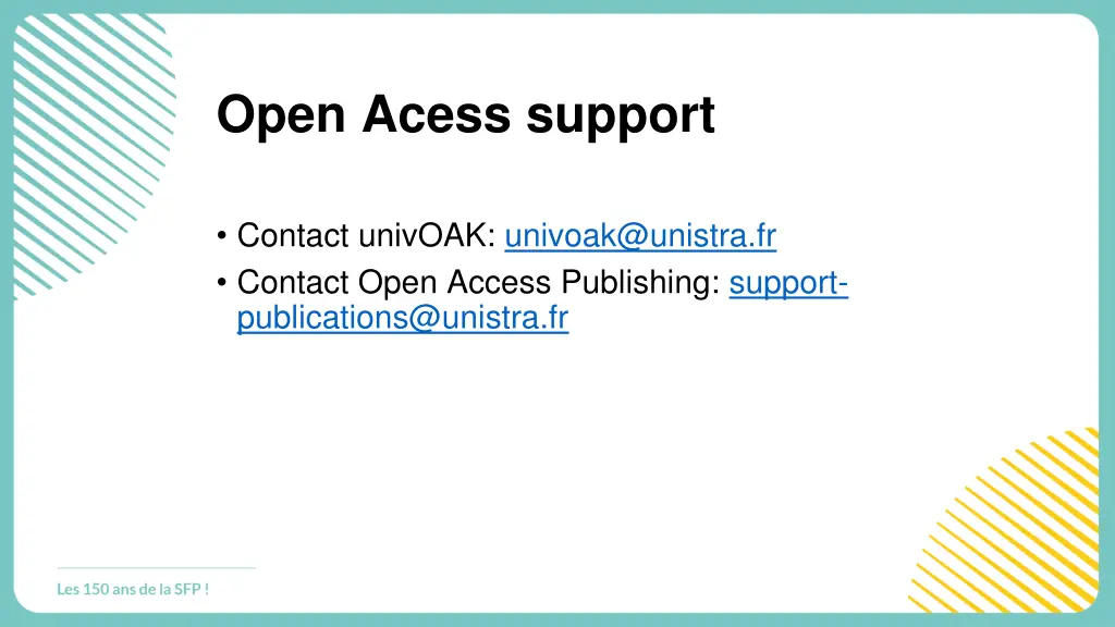 open acess support 3