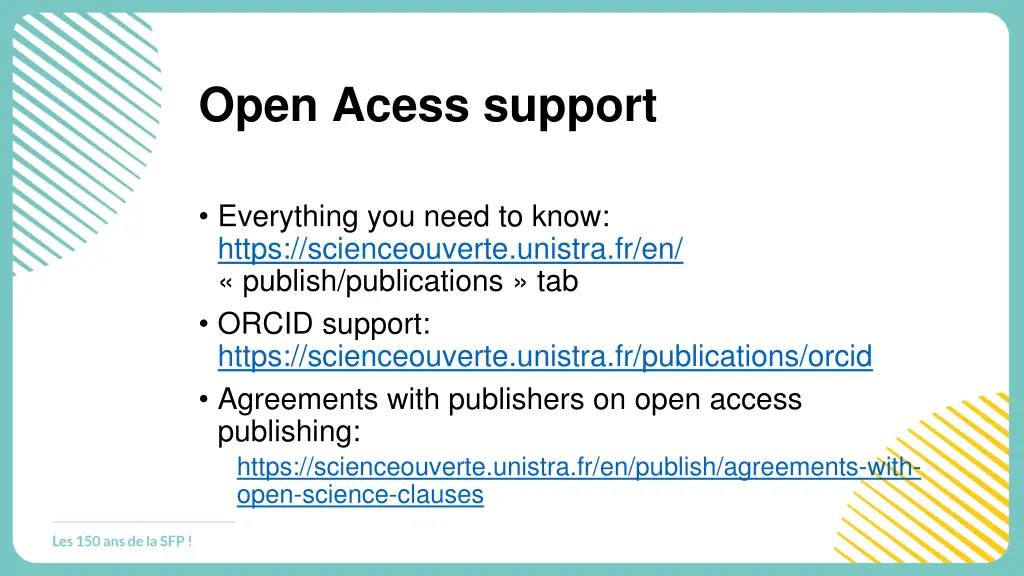 open acess support