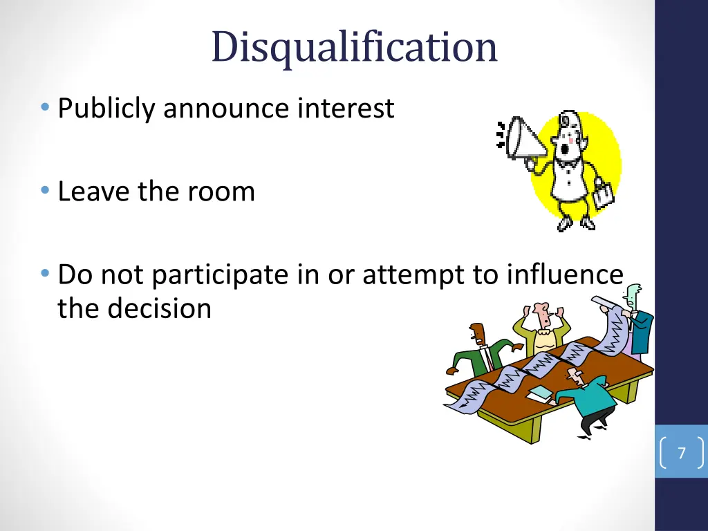 disqualification