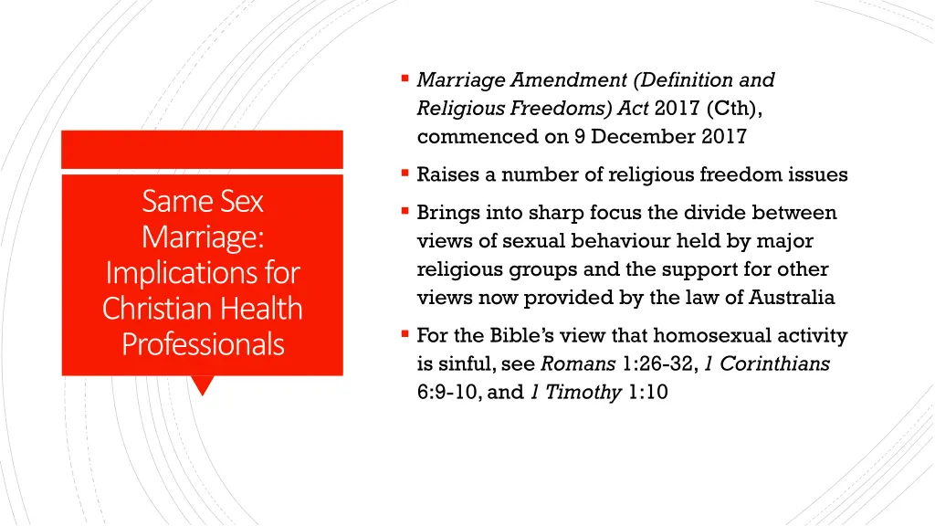 marriage amendment definition and religious