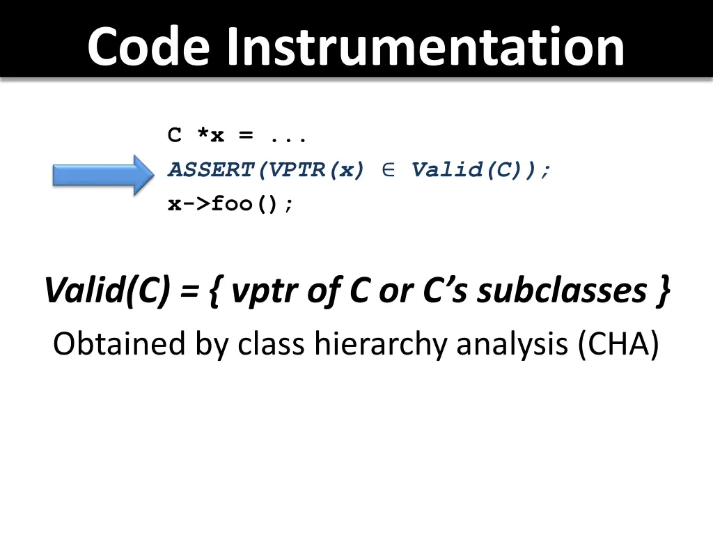 code instrumentation 1