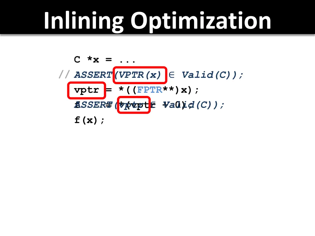 inlining optimization 1