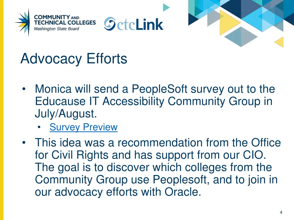 advocacy efforts