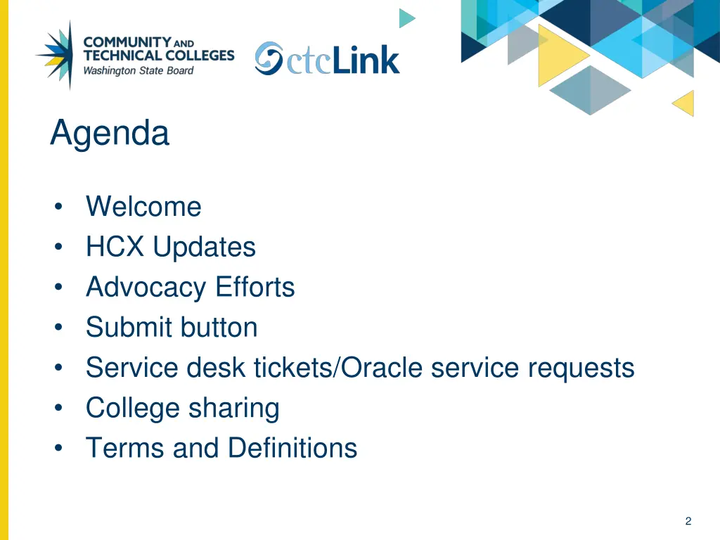 agenda