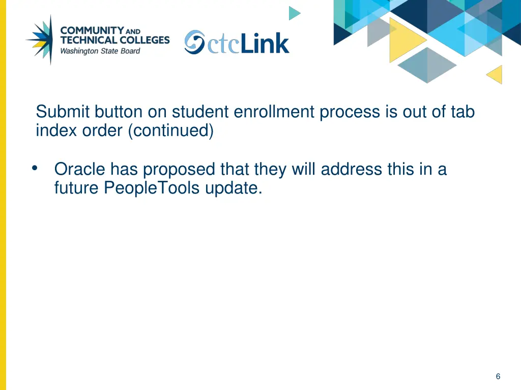 submit button on student enrollment process 1
