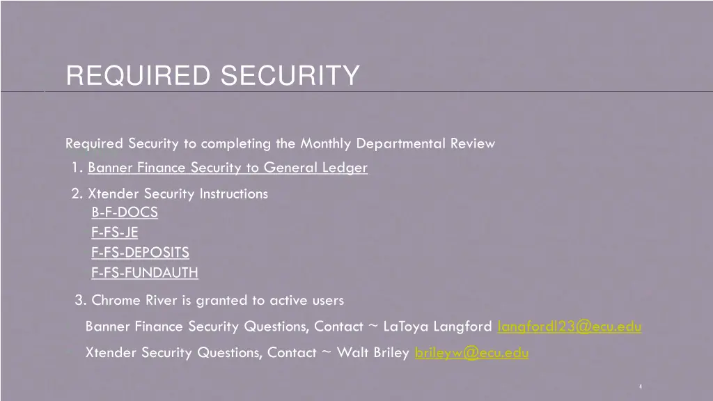 required security