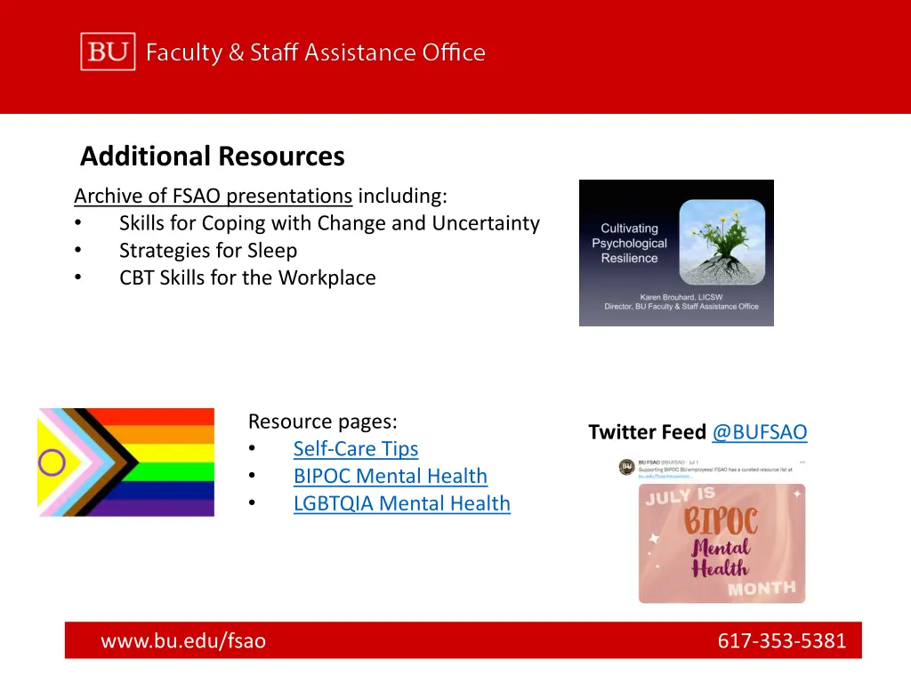 additional resources