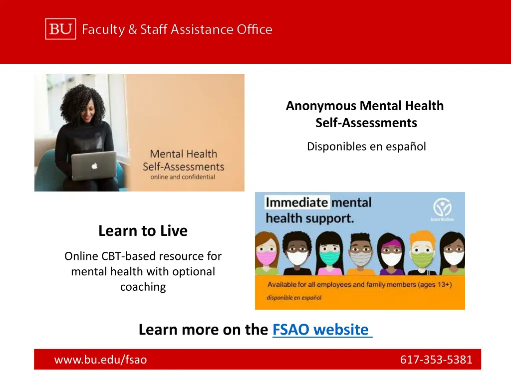 anonymous mental health self assessments