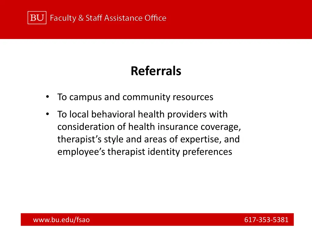 referrals