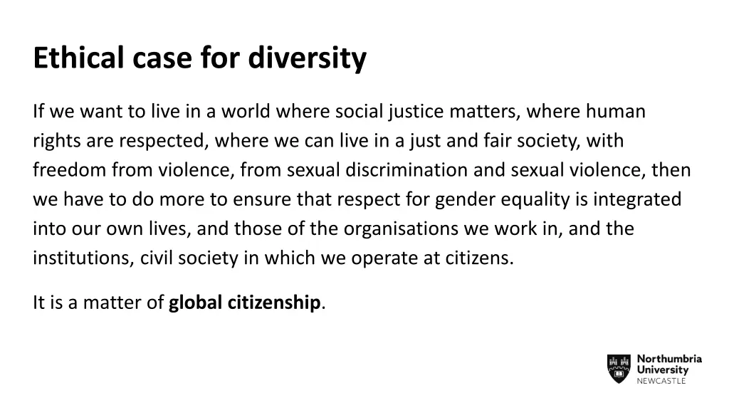 ethical case for diversity