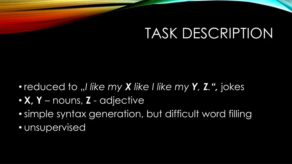 task description
