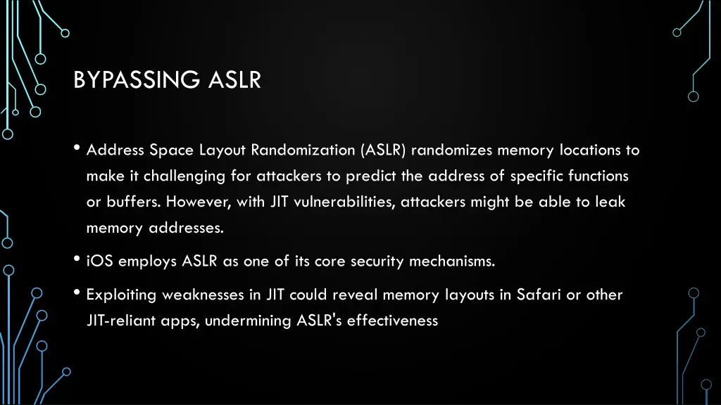 bypassing aslr