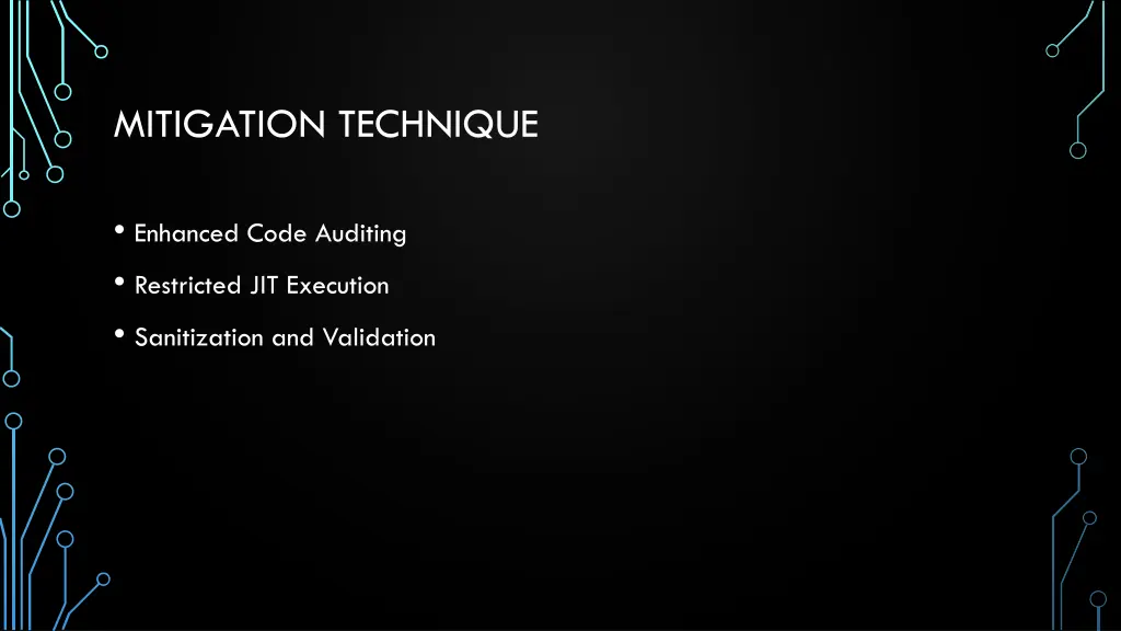 mitigation technique