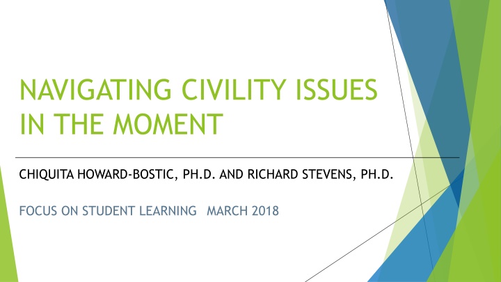 navigating civility issues in the moment