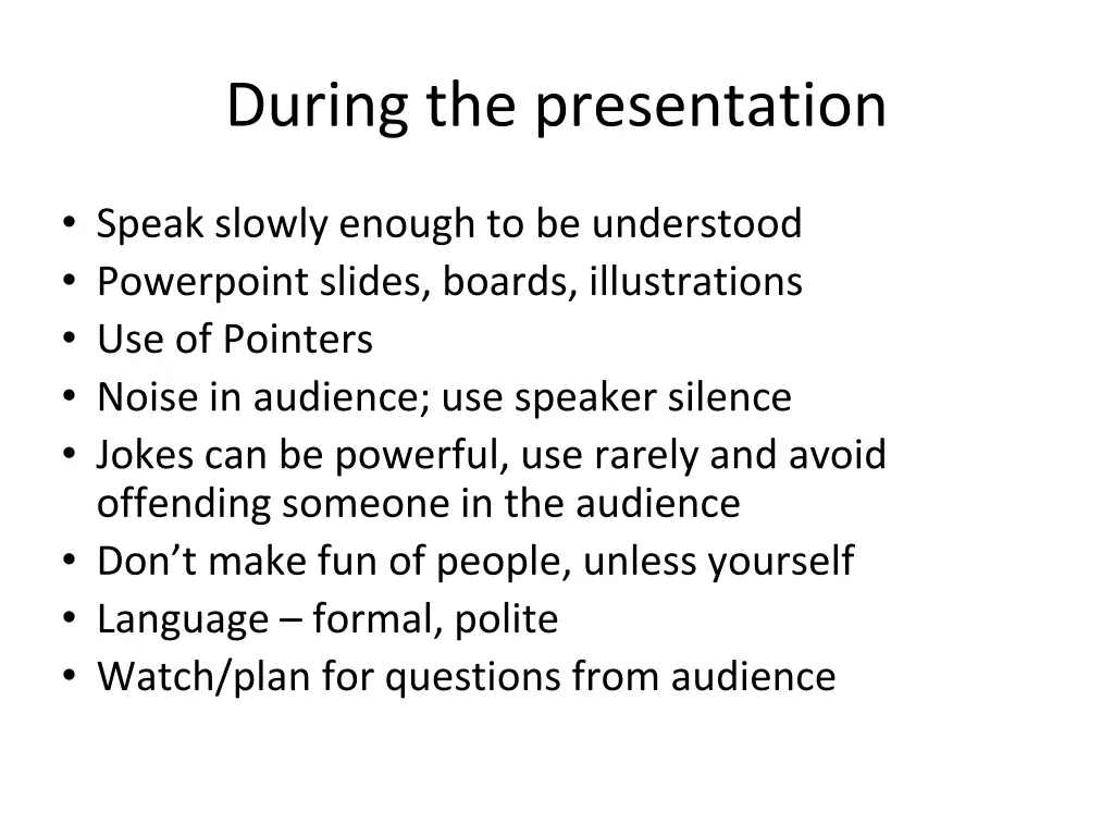 during the presentation 2