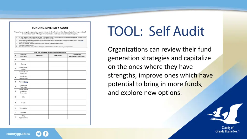 organizations can review their fund generation