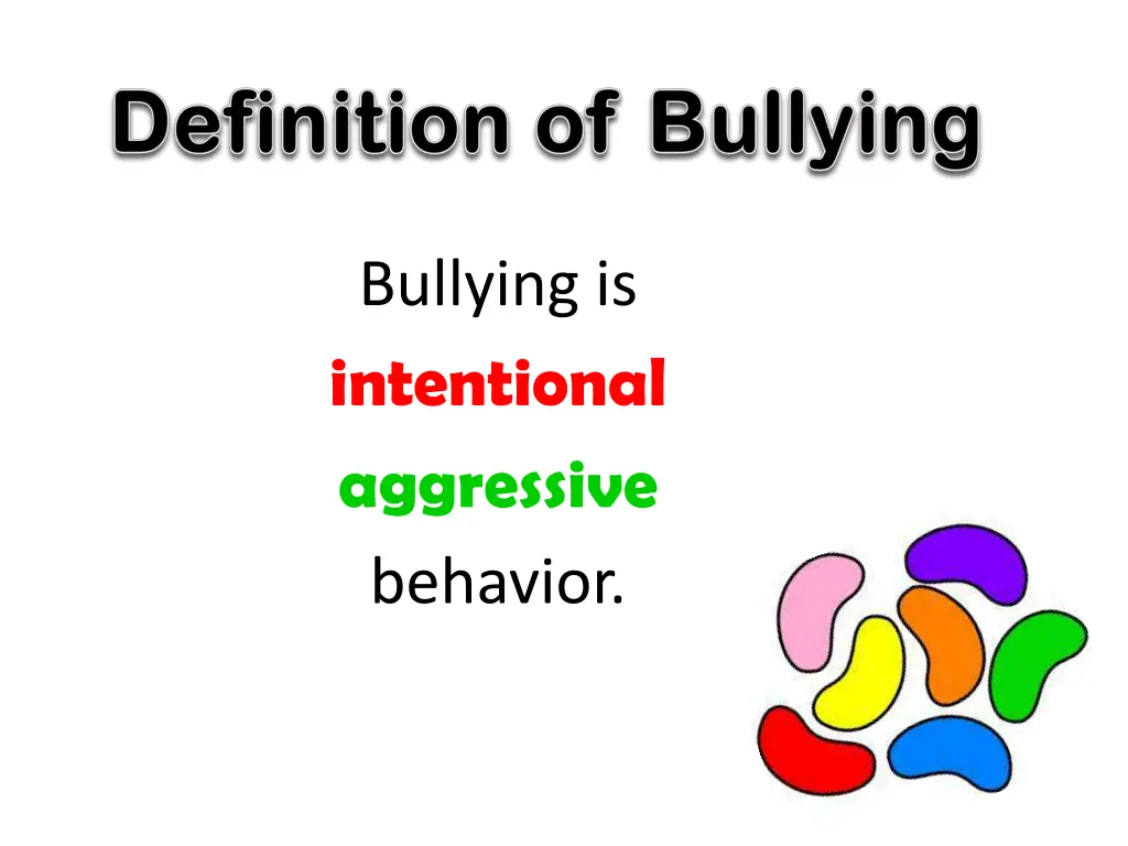 bullying is intentional aggressive behavior