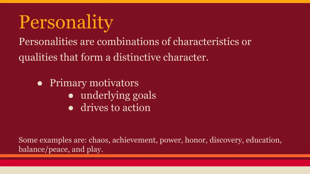 personality personalities are combinations