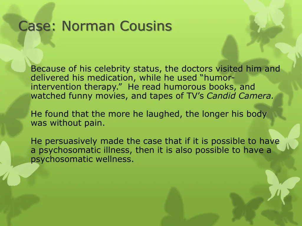 case norman cousins 1