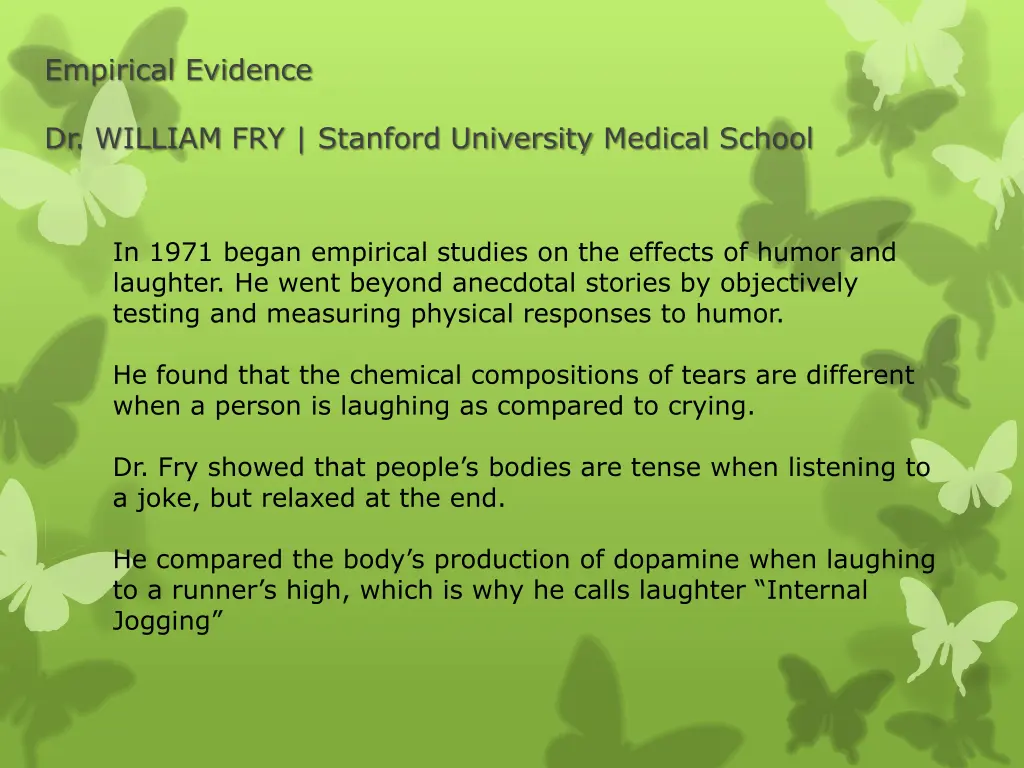 empirical evidence