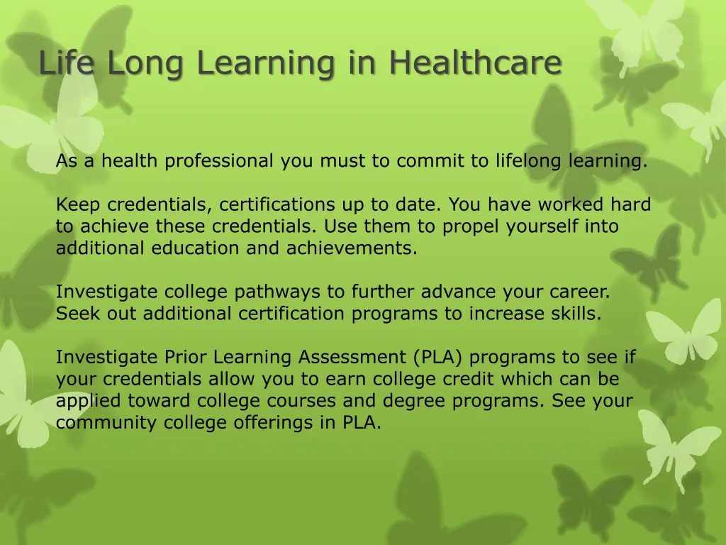 life long learning in healthcare 1
