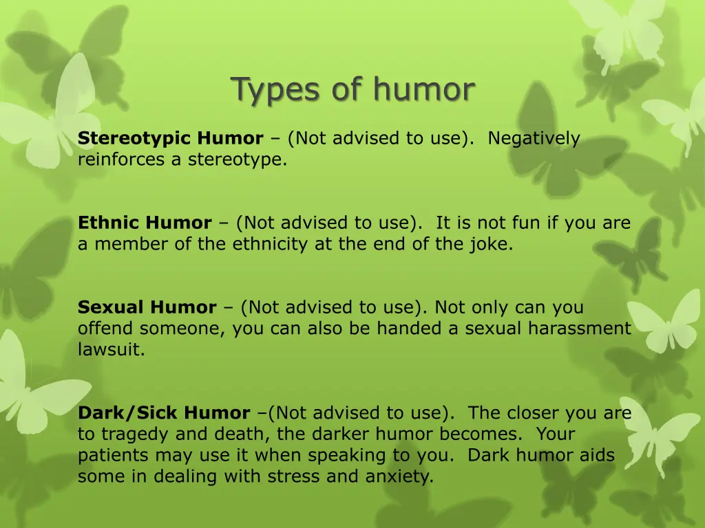 types of humor 1