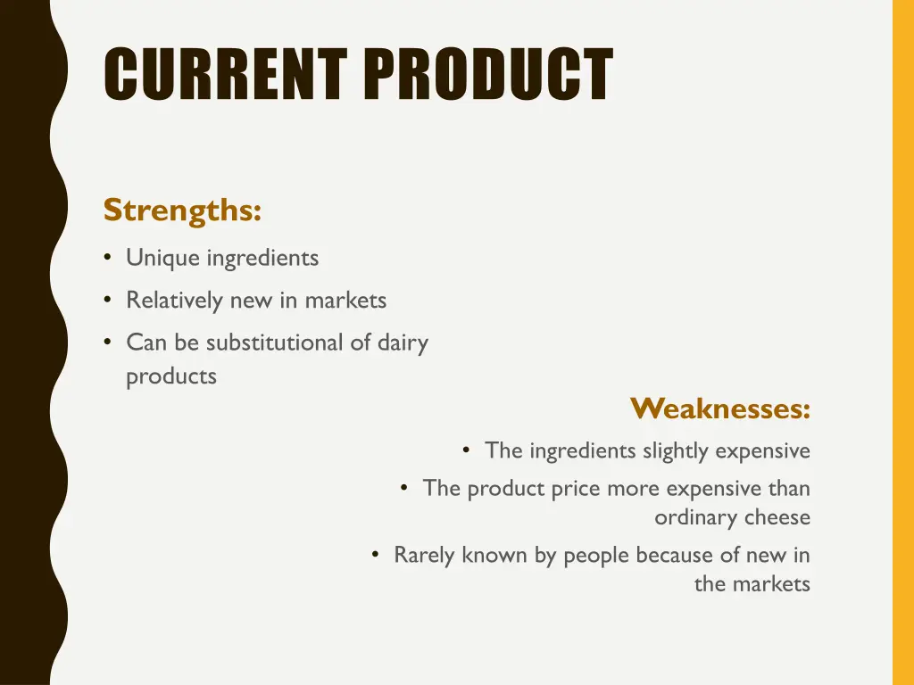 current product 1