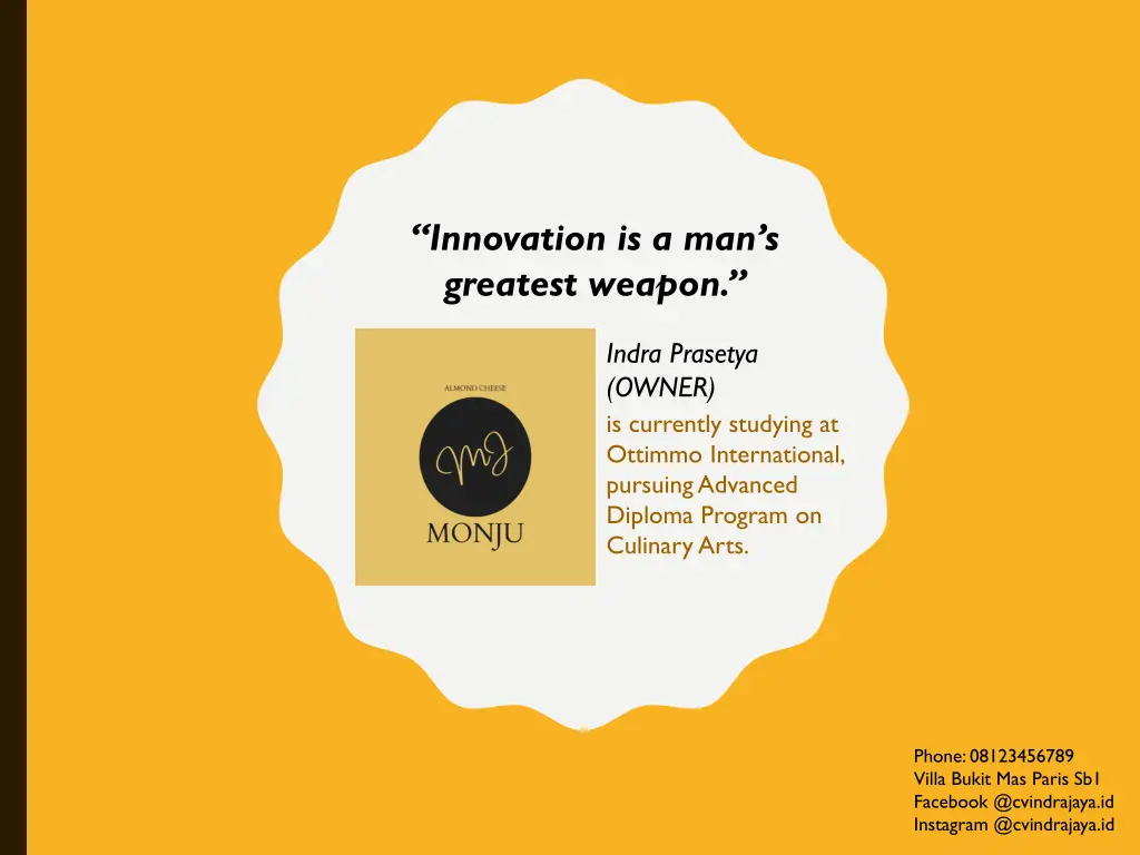 innovation is a man s greatest weapon