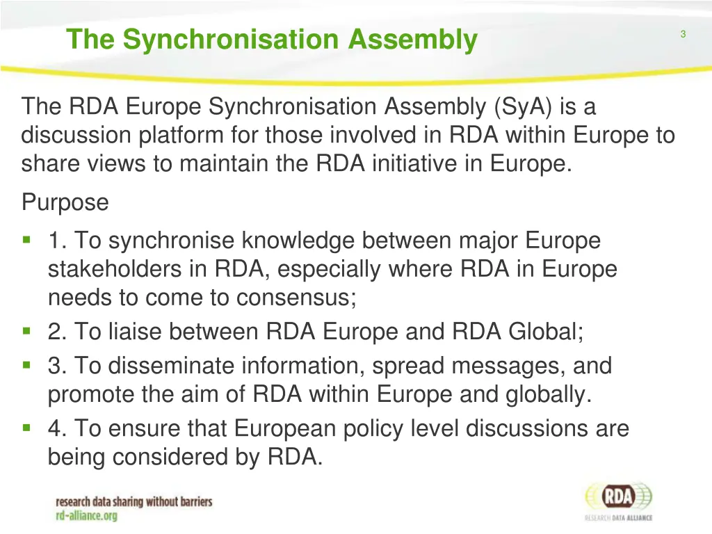 the synchronisation assembly