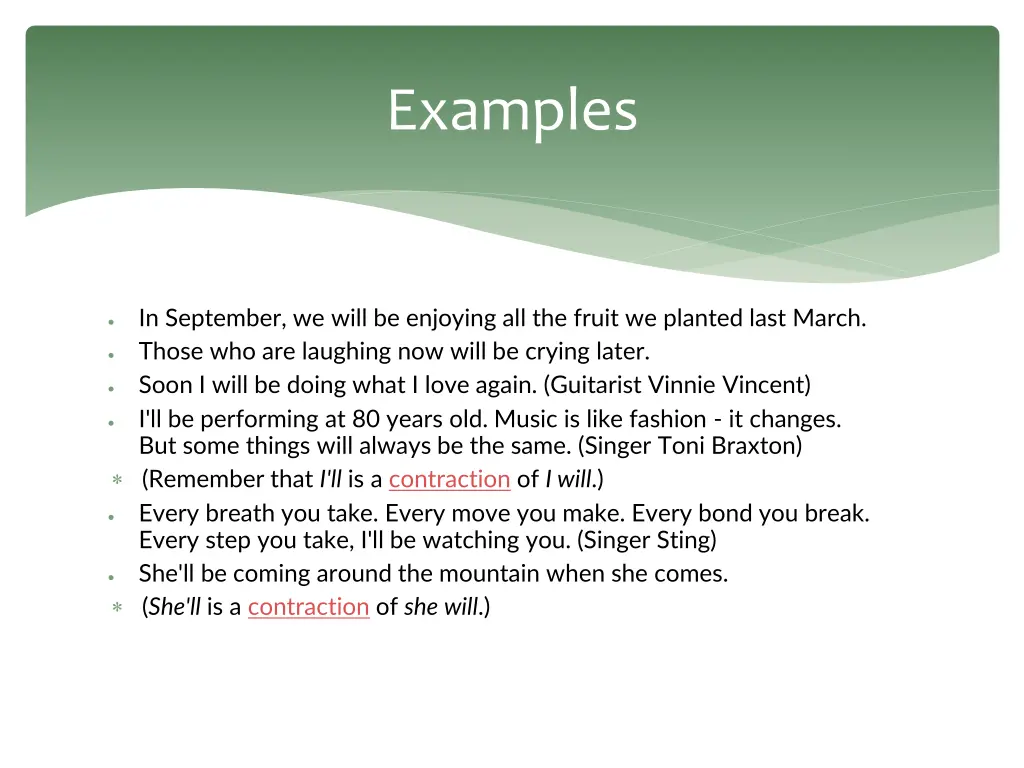 examples