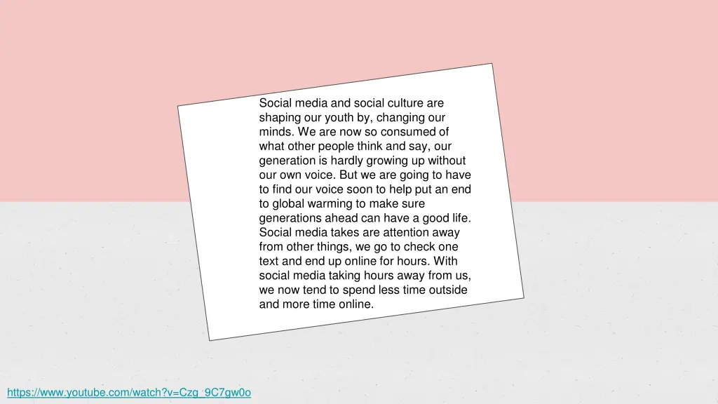 social media and social culture are shaping