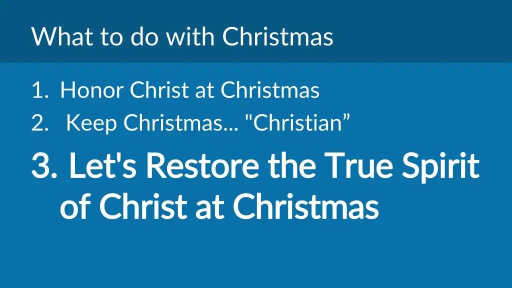 what to do with christmas 2