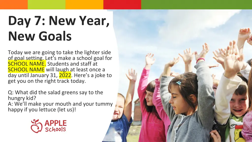 day 7 new year new goals
