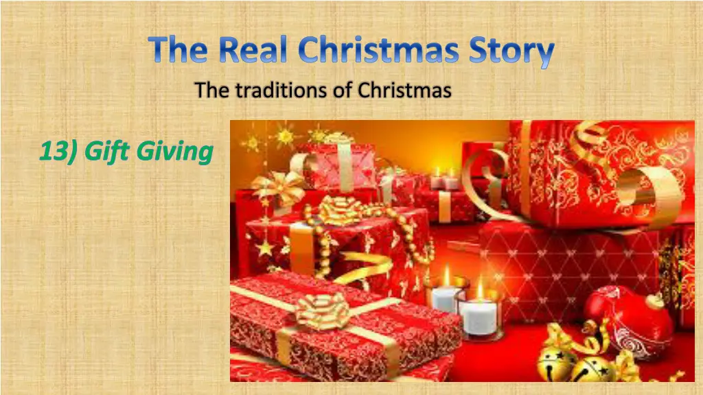 the real christmas story the traditions 10